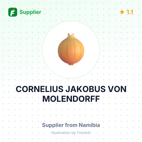 CORNELIUS JAKOBUS VON MOLENDORFF – summary card, no photo uploaded yet