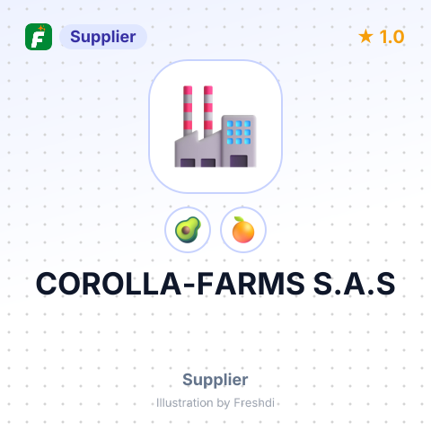 COROLLA-FARMS S.A.S – summary card, no photo uploaded yet