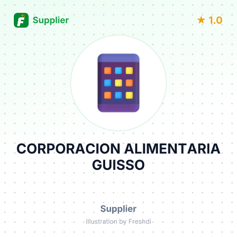 CORPORACION ALIMENTARIA GUISSO – summary card, no photo uploaded yet