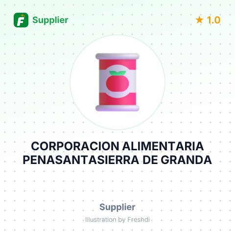 CORPORACION ALIMENTARIA PENASANTASIERRA DE GRANDA – summary card, no photo uploaded yet