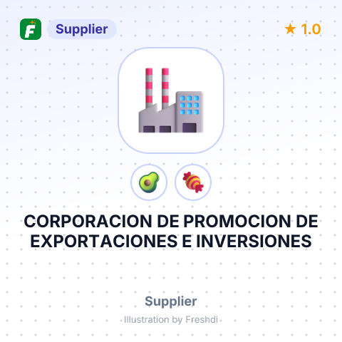 CORPORACION DE PROMOCION DE EXPORTACIONES E INVERSIONES – summary card, no photo uploaded yet