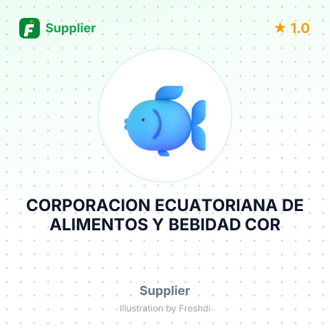 CORPORACION ECUATORIANA DE ALIMENTOS Y BEBIDAD COR – summary card, no photo uploaded yet