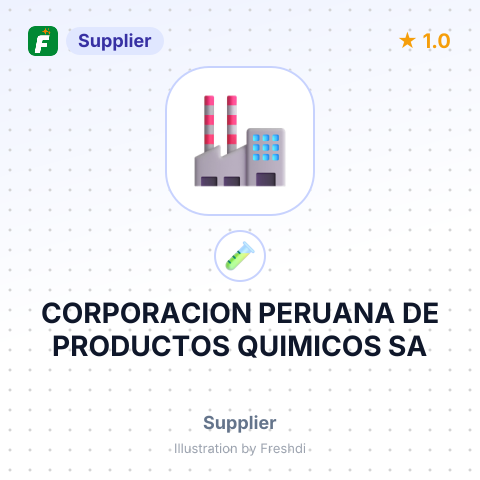 CORPORACION PERUANA DE PRODUCTOS QUIMICOS SA – summary card, no photo uploaded yet