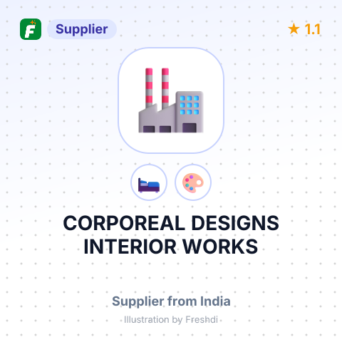 CORPOREAL DESIGNS INTERIOR WORKS – summary card, no photo uploaded yet