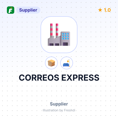 CORREOS EXPRESS – summary card, no photo uploaded yet