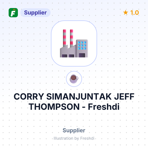 CORRY SIMANJUNTAK JEFF THOMPSON – summary card, no photo uploaded yet