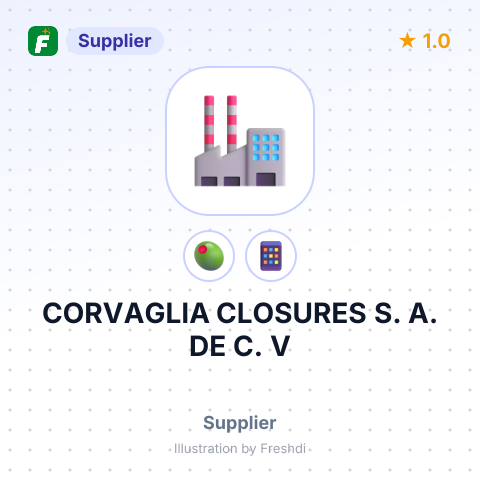 CORVAGLIA CLOSURES S. A. DE C. V – summary card, no photo uploaded yet