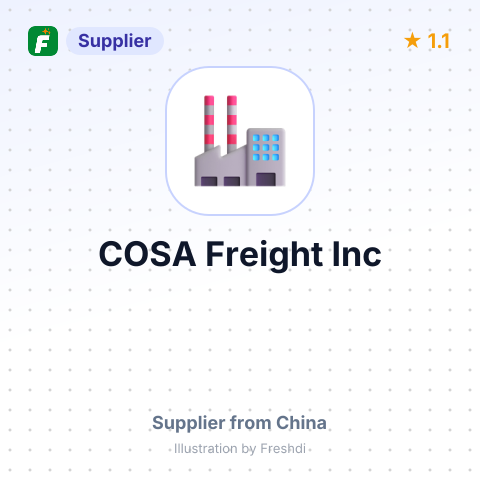 COSA Freight Inc – summary card, no photo uploaded yet