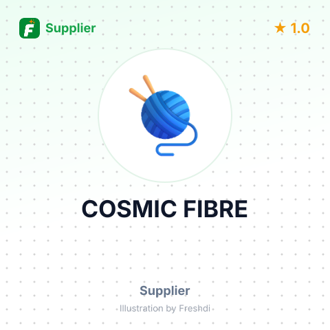 COSMIC FIBRE – summary card, no photo uploaded yet