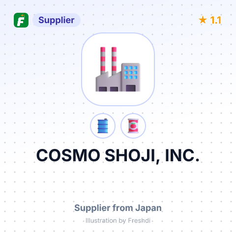 COSMO SHOJI, INC. – summary card, no photo uploaded yet