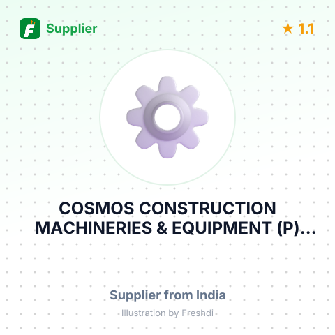 COSMOS CONSTRUCTION MACHINERIES & EQUIPMENT (P) LTD – summary card, no photo uploaded yet