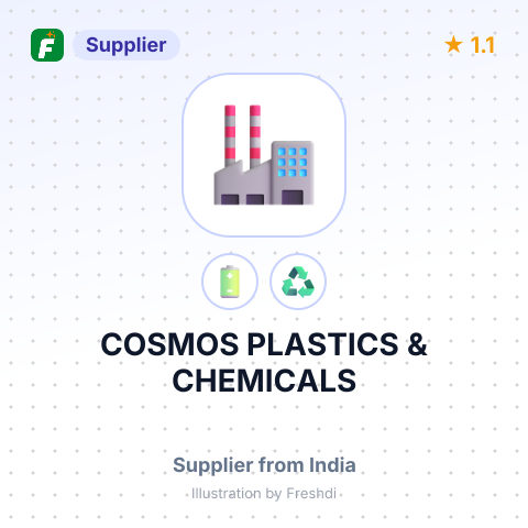 COSMOS PLASTICS & CHEMICALS – summary card, no photo uploaded yet
