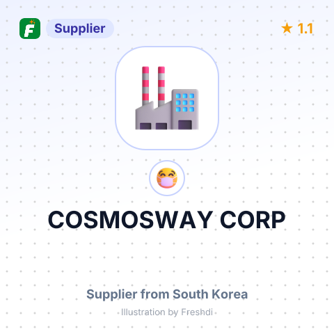 COSMOSWAY CORP – summary card, no photo uploaded yet