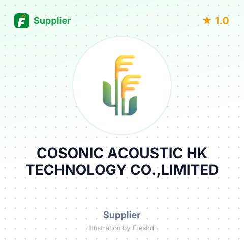 COSONIC ACOUSTIC HK TECHNOLOGY CO.,LIMITED – summary card, no photo uploaded yet