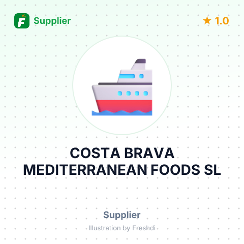 COSTA BRAVA MEDITERRANEAN FOODS SL – summary card, no photo uploaded yet