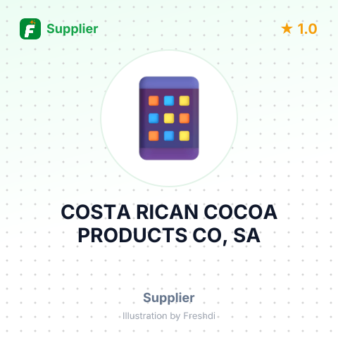COSTA RICAN COCOA PRODUCTS CO, SA – summary card, no photo uploaded yet