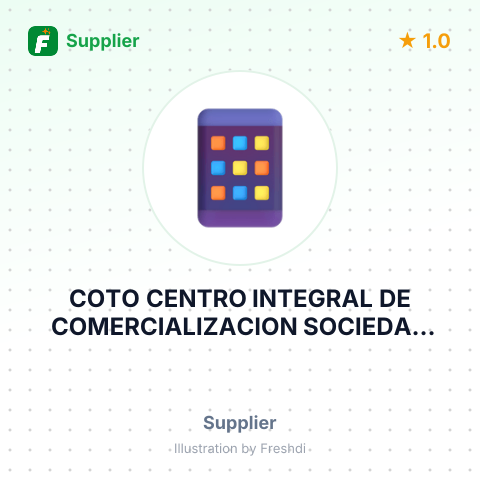 COTO CENTRO INTEGRAL DE COMERCIALIZACION SOCIEDAD ANONIMA – summary card, no photo uploaded yet