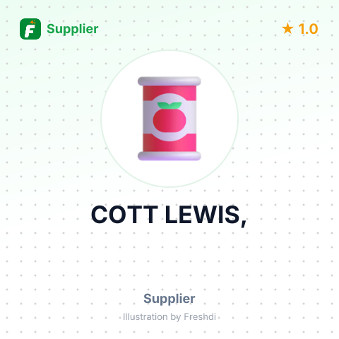 COTT LEWIS, – summary card, no photo uploaded yet