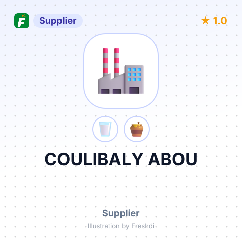 COULIBALY ABOU – summary card, no photo uploaded yet