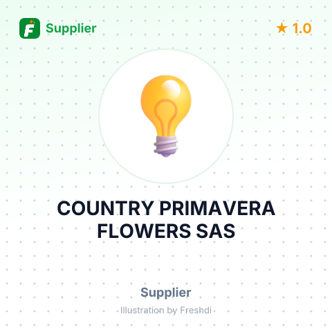 COUNTRY PRIMAVERA FLOWERS SAS – summary card, no photo uploaded yet