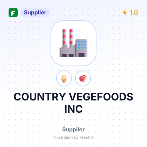 COUNTRY VEGEFOODS INC – summary card, no photo uploaded yet