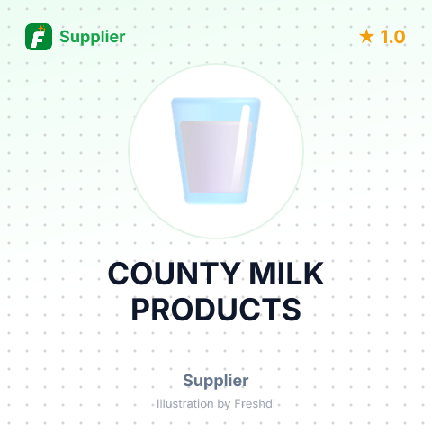 COUNTY MILK PRODUCTS – summary card, no photo uploaded yet