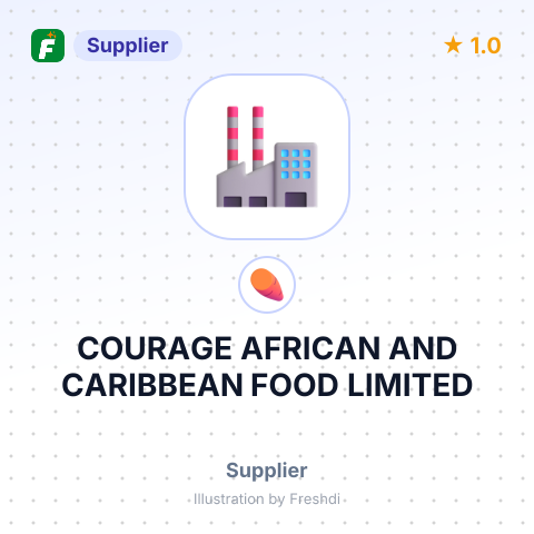 COURAGE AFRICAN AND CARIBBEAN FOOD LIMITED – summary card, no photo uploaded yet