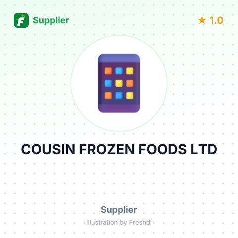 COUSIN FROZEN FOODS LTD – summary card, no photo uploaded yet
