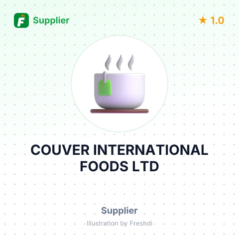 COUVER INTERNATIONAL FOODS LTD – summary card, no photo uploaded yet
