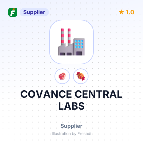 COVANCE CENTRAL LABS – summary card, no photo uploaded yet