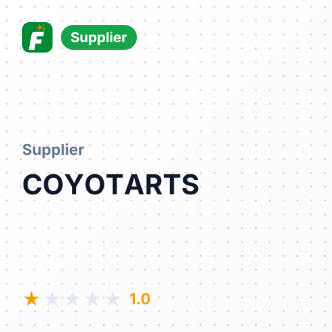 COYOTARTS – summary card, no photo uploaded yet