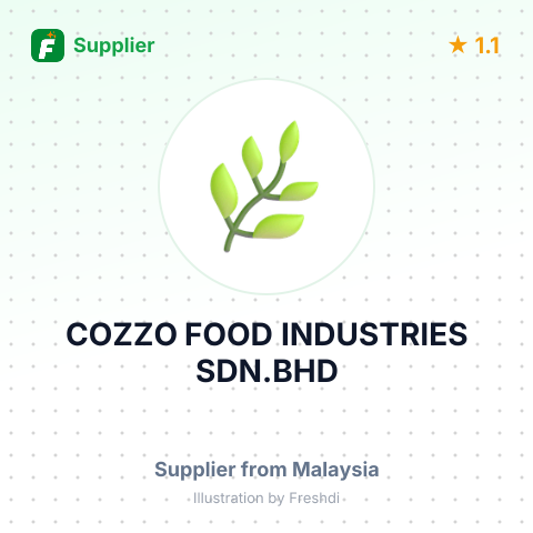 COZZO FOOD INDUSTRIES SDN.BHD – summary card, no photo uploaded yet