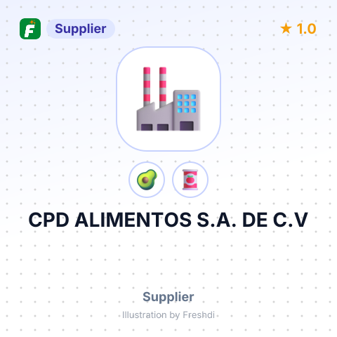 CPD ALIMENTOS S.A. DE C.V – summary card, no photo uploaded yet