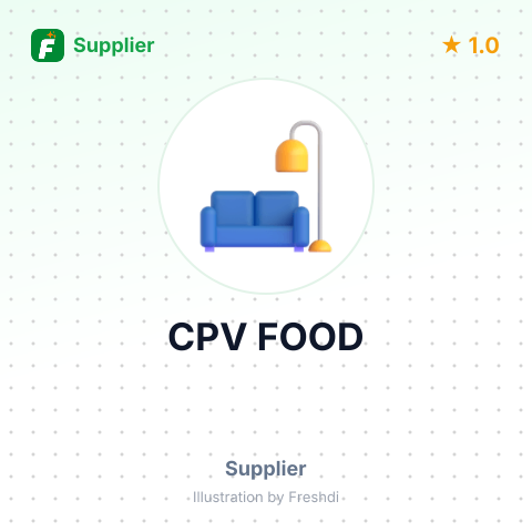 CPV FOOD – summary card, no photo uploaded yet