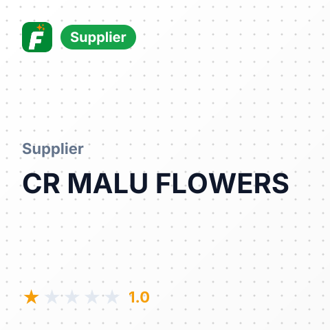 CR MALU FLOWERS – summary card, no photo uploaded yet