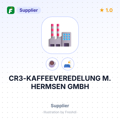CR3-KAFFEEVEREDELUNG M. HERMSEN GMBH – summary card, no photo uploaded yet