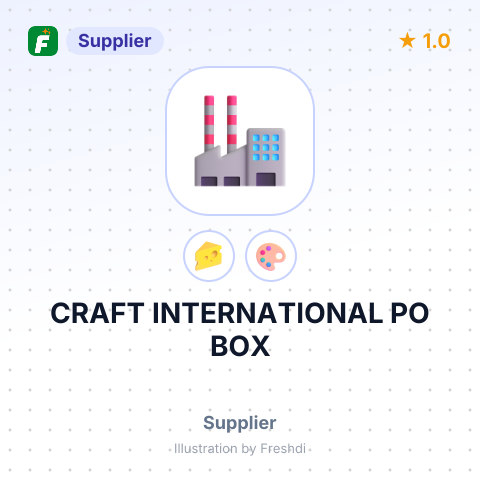 CRAFT INTERNATIONAL PO BOX – summary card, no photo uploaded yet
