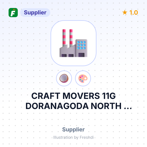 CRAFT MOVERS 11G DORANAGODA NORTH UDUGAMPOLA – summary card, no photo uploaded yet