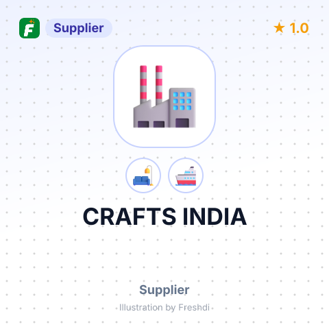 CRAFTS INDIA – summary card, no photo uploaded yet