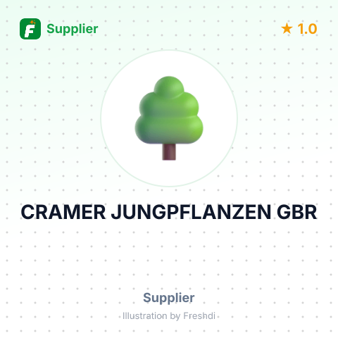 CRAMER JUNGPFLANZEN GBR – summary card, no photo uploaded yet