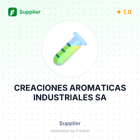 CREACIONES AROMATICAS INDUSTRIALES SA – summary card, no photo uploaded yet