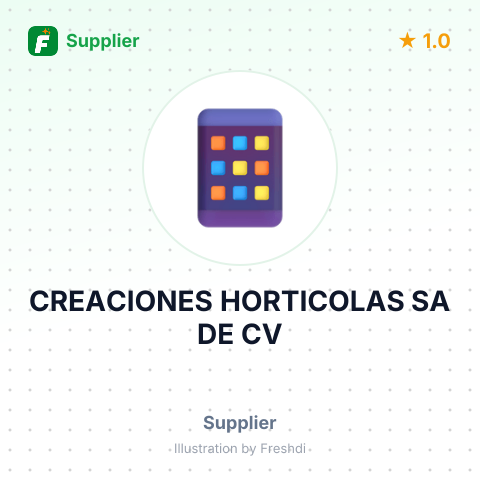 CREACIONES HORTICOLAS SA DE CV – summary card, no photo uploaded yet