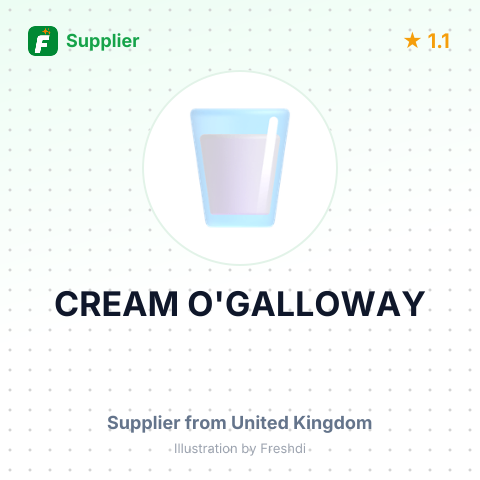 CREAM O'GALLOWAY – summary card, no photo uploaded yet