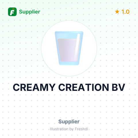 CREAMY CREATION BV – summary card, no photo uploaded yet