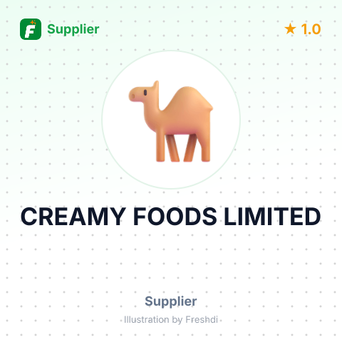 CREAMY FOODS LIMITED – summary card, no photo uploaded yet