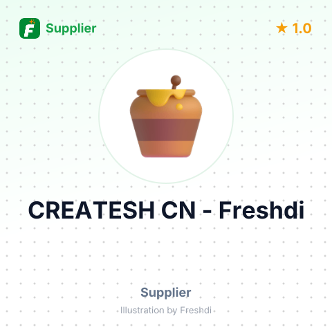CREATESH CN – summary card, no photo uploaded yet