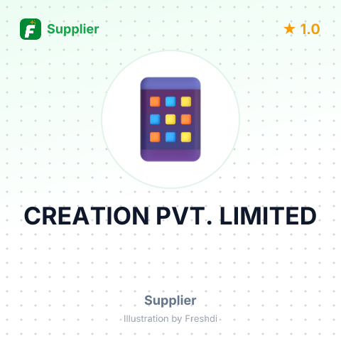 CREATION PVT. LIMITED – summary card, no photo uploaded yet