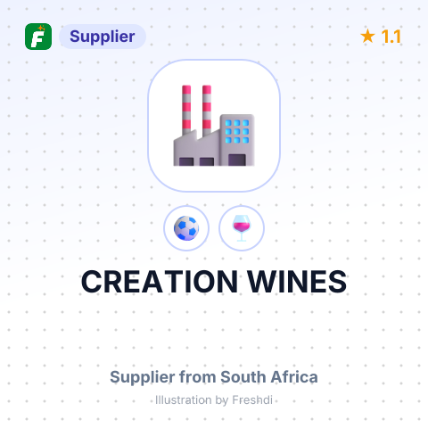 CREATION WINES – summary card, no photo uploaded yet