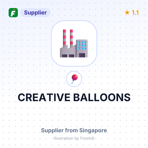 CREATIVE BALLOONS – summary card, no photo uploaded yet