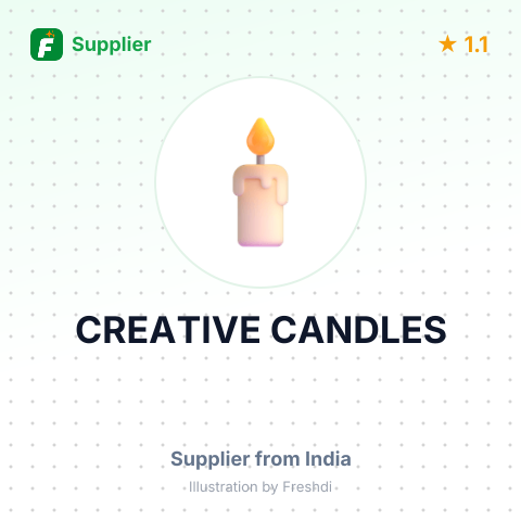CREATIVE CANDLES – summary card, no photo uploaded yet